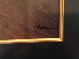 Signed H. Garvey Print of the Capitol