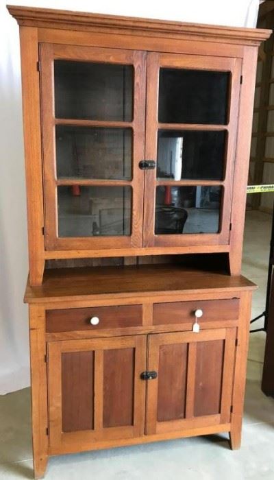 Antique Step Back Kitchen Cabinet