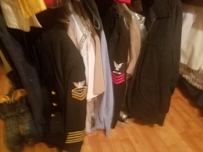 Entire collection of military uniforms $250 ALL..now $125