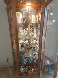 Full curio cabinet
