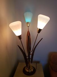 Tulip lamp...there are 2 of them!