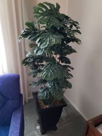 Silk tree with lights!!  Love this!