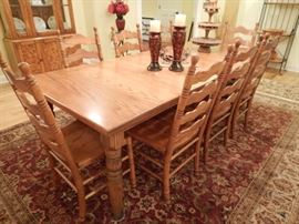 OAK DINING SET