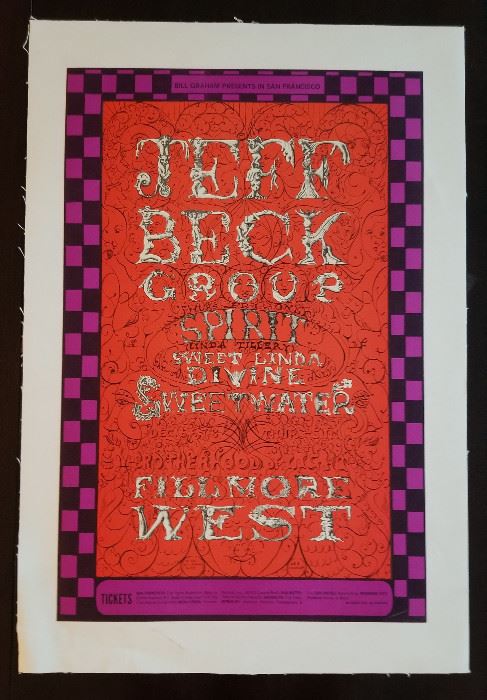 Jeff Beck Group Fillmore West BG-148 https://ctbids.com/#!/description/share/106952