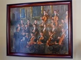 Oil painting signed Valaquez