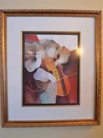 Sunol Alvar limited edition embossed lithograph