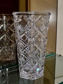 Tiffany & Co. crystal vase