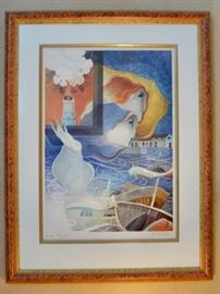 Sunol Alvar limited edition embossed lithograph