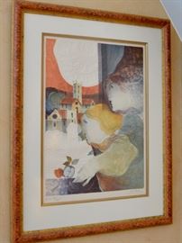 Sunol Alvar limited edition embossed lithograph