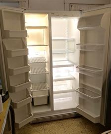 Kenmore Side by side Refrigerator working great older model
