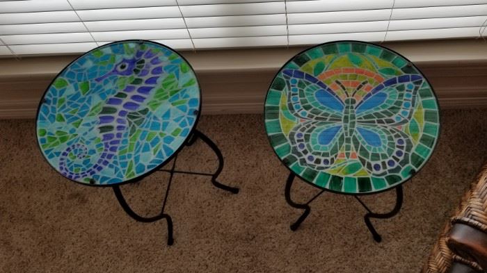 cute stained glass tables