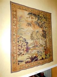 Early 19th Century true French Aubusson Tapestry, excellent condition!