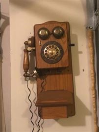 old timey phone from the set of the Munsters
