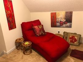 Fainting chaise. (Weird reason for a piece of furniture, but still!)