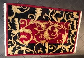 100% wool rug - 78 x 48 - hand knotted 