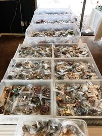 Jewelry is bagged and ready for treasure hunting!