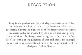 Ligne Roset - Feng couch white with grey - excellent condition! 