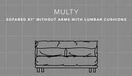 Ligne Roset - Multy couch (sofa, bed, lounge chair) - red suede - excellent condition.