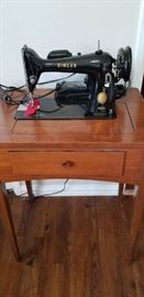 Singer Featherweight and Desk