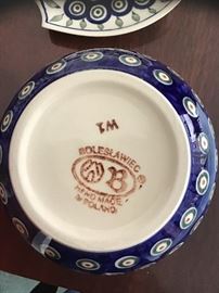 Bottom of pottery set