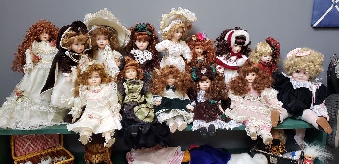 Large Selection of Dolls