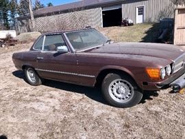 1979 Mercedes 450sl, almost complete restoration, 23k miles