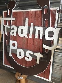Vintage store front sign