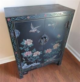 Asian motif cabinet