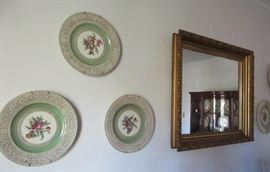 mirror and porcelain