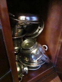 sterling and silver plate