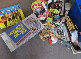 New kids on the block ticket stubs, posters, game