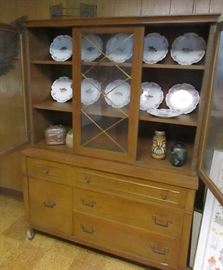 mid century china cupboard