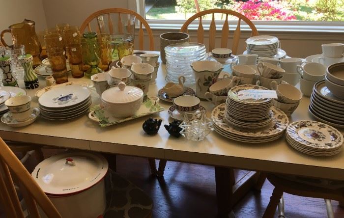 kitchen table full