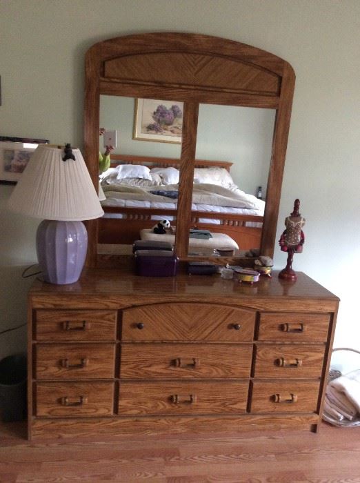 Dresser with a mirror or use without the mirror.