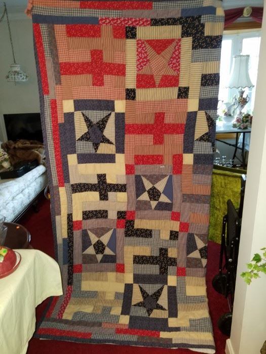 Hand sewn quilt