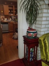 lighted plant stand