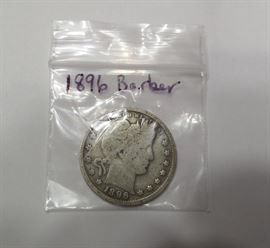 1896 barber quarter