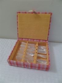 mother of pearl caviar knives