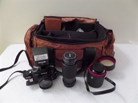 vintage konica camera & lenses