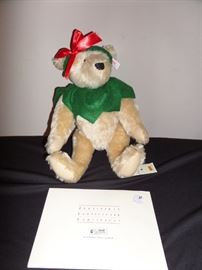 steiff noel teddy bear
