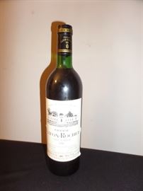 vintage 1980 wine bottle