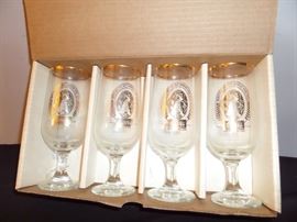 vintage Coors beer glasses
