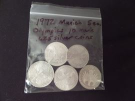 1972 Olympic silver commemorative coins