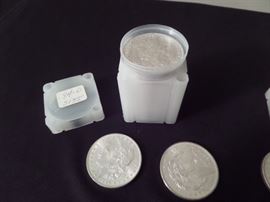 1884-O BU morgan silver dollars