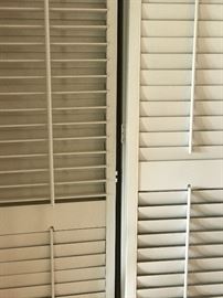 Lots of louvered shutter and nice  interior doors