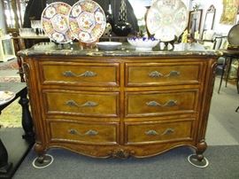Henredon - marble top