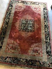 Oriental wool rug in bright and uncommon design https://ctbids.com/#!/description/share/108222
