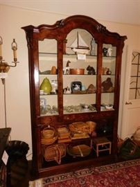 Antique bookcase/display cabinet