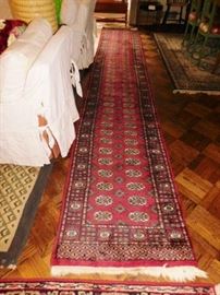 Pakistan Bokhara Oriental rug, 2'7" x 15'9"