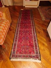 Persian Lilihan Oriental rug, 2'4" x 9'5"